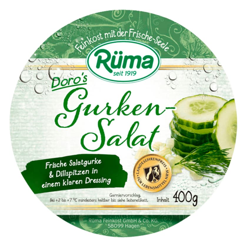 Rüma Doro's Gurken-Salat 400g